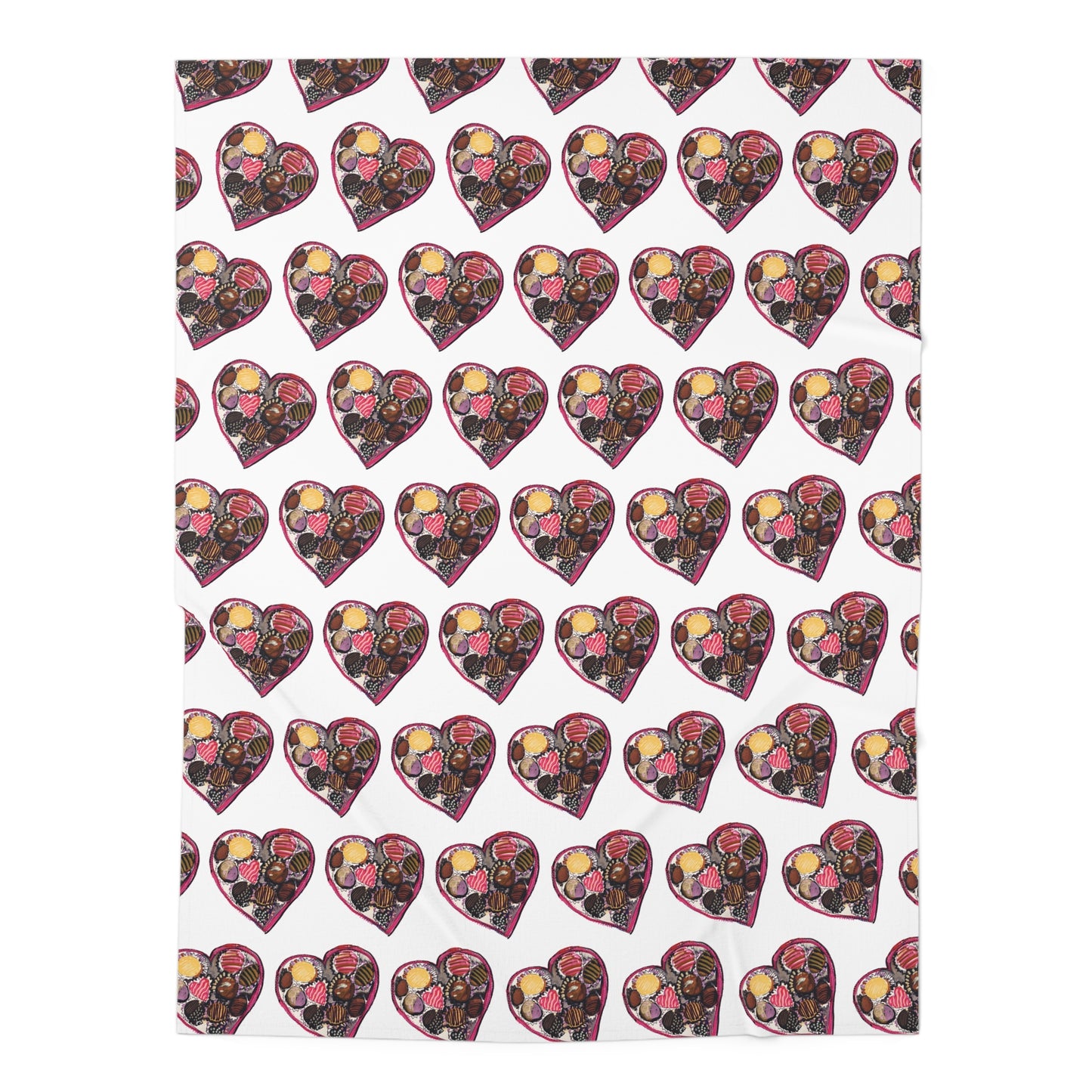 Valentines Heart Baby Swaddle Blanket