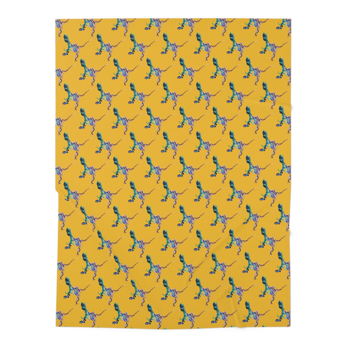 Vibrant Dinosaur Baby Swaddle Blanket